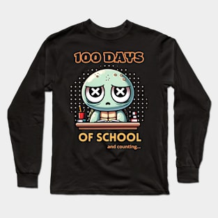 Survived 100 Days of School Tee Long Sleeve T-Shirt